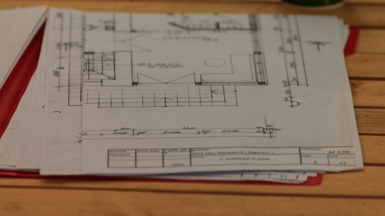 Un plan pour un permis de construire