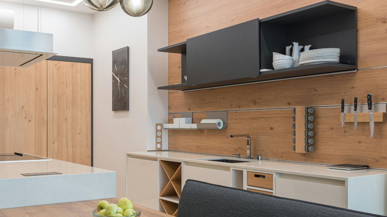 Fixation des meubles hauts de cuisine