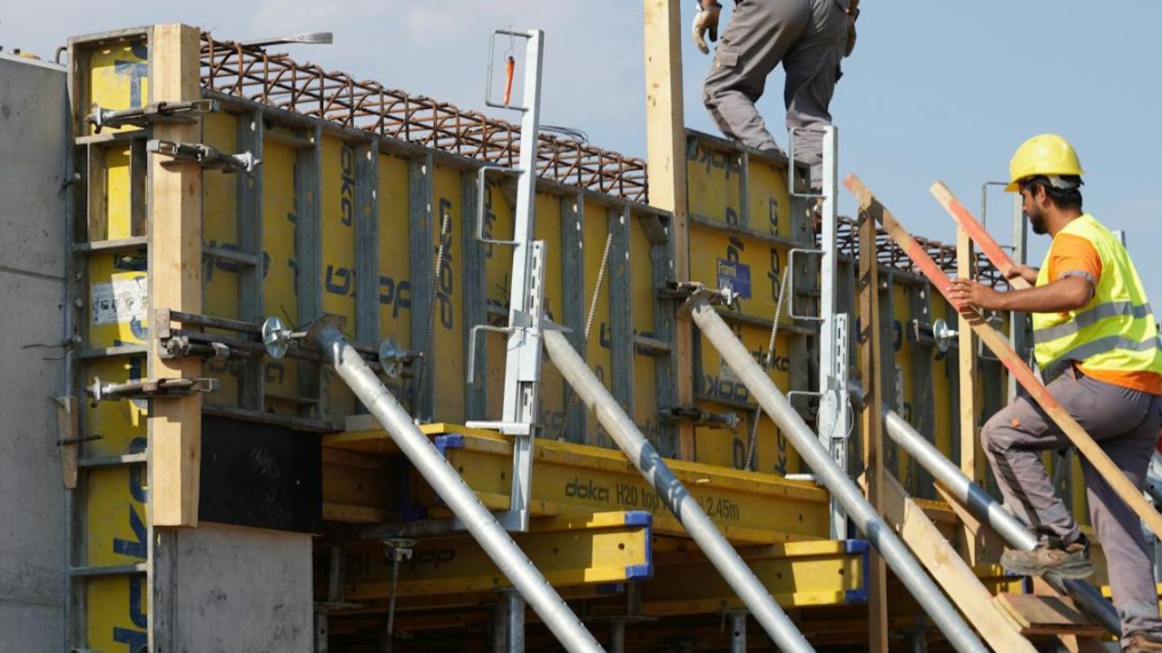 Décoffrage d’un linteau