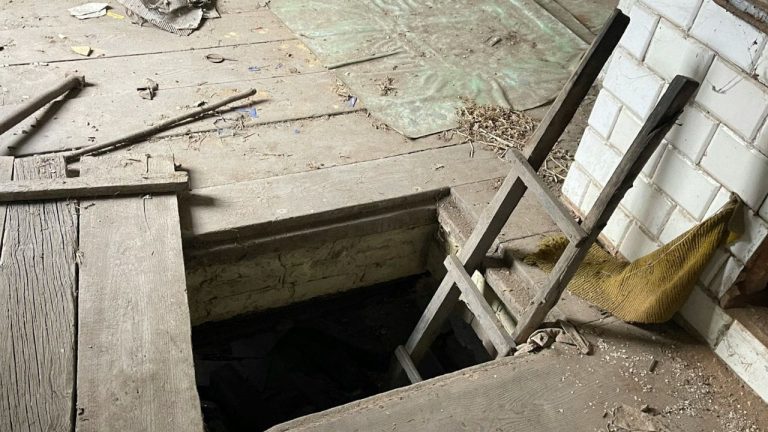 Puits sous une maison